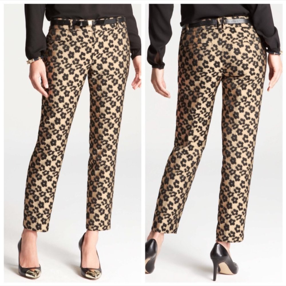 Ann Taylor Factory Signature Maven Leopard Pant - Picture 2 of 8